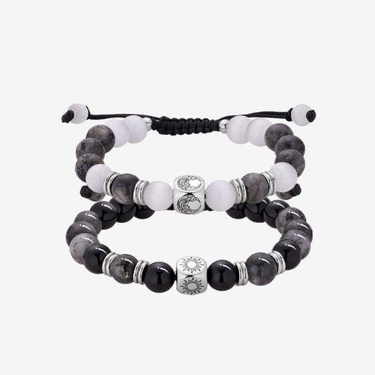 Sun&Moon Celestial Bond Beaded Bracelets