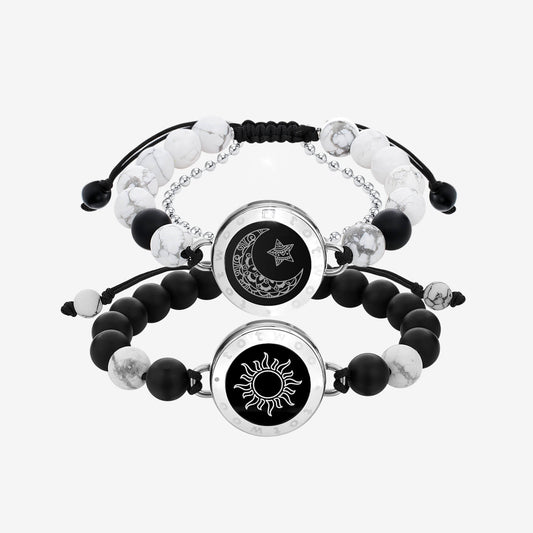 Sun & Moon Touch Bracelets with Matching Beads