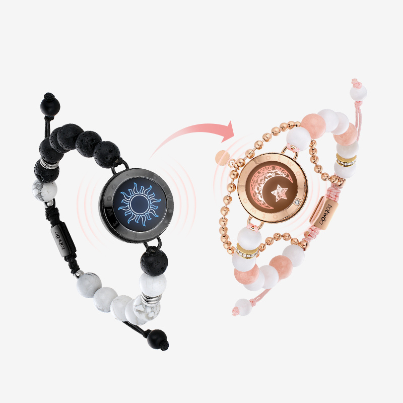Sun & Moon Touch Bracelets with Phantasmal Beads