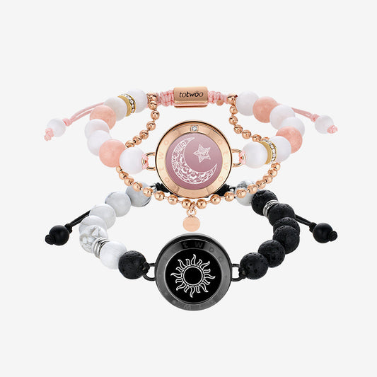 Sun & Moon Touch Bracelets with Phantasmal Beads