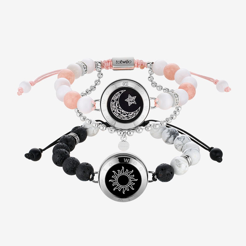 Sun & Moon Touch Bracelets with Phantasmal Beads